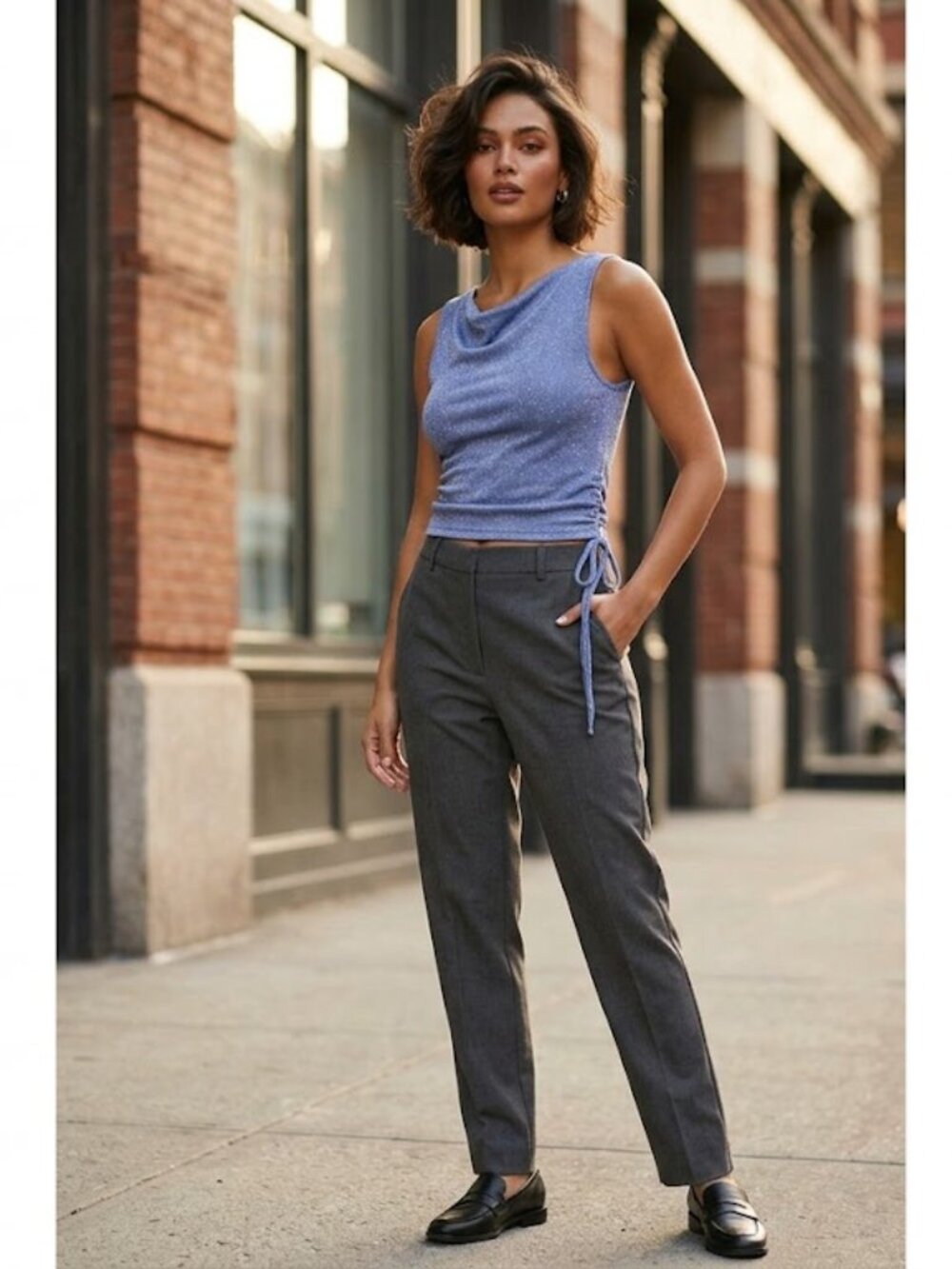 Jodi Kristopher Women's Blue Top Size 9